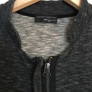 Zara Sweatshirt/Blazer with zipper - Size M